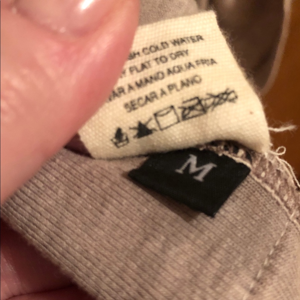 M. Rena Open-Front Tan Cardigan - Picture 4 of 7
